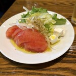 手打うどん春日井 - トマトサラダ