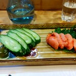 鮨処 匠 - 焼きタラコと髙清水