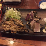 居酒屋　矢三朗 - 藁焼き三種盛り