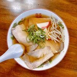 鳥礼食堂 - チャーシュー麺