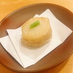 貴山 - 富田林の海老芋。甘く炊き上げた海老芋を揚げました