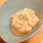 貴山 - 二膳目は真鯛の胡麻和えです