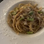 メリプリンチペッサ 銀座店 - そら豆のパスタ（正式名称失念）