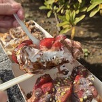 メゾンドワッフル - 「いちご & ピスタチオ」と「チョコバナナ & ロータス」