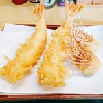 そば処奴一 - 天ざる蕎麦(海老)   ¥2,050   しごでき海老天