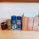 そば処奴一 - 卓上