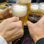 焼肉山吉 - 乾杯