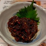 燒內臟 Bocchan 船橋本店 - 海藻泡菜。這張照片就是這樣。