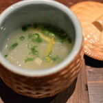 京やきにく 弘 - 2014/12 和牛テールスープ　しらかわｺｰｽ (7,000円)