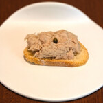 d'ici - ランチコース 6600円 の豚のリエット