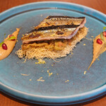 d'ici - ランチコース 6600円 のサンマのタルト仕立てモロッコ風