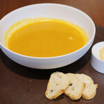 d'ici - ランチコース 6600円 の魚のスープ ルイユ添え