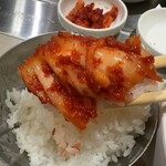 一龍 - キムチオンザライス