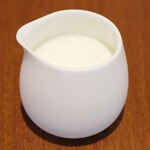 d'ici - ランチコース 6600円 のミルク