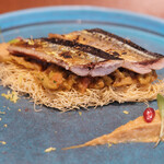 d'ici - ランチコース 6600円 のサンマのタルト仕立てモロッコ風