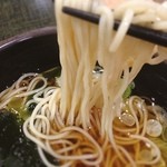 うちそば - かけそば：麺リフト