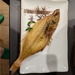 ふぐ料理の宿 さいば - 先付け：若狭カレイの一夜干し