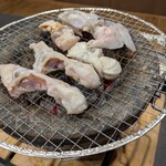 ふぐ料理の宿 さいば - 焼き物：炭火焼ふぐ