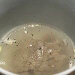 焼肉にくがとう - 6時間煮込んだ牛スジスープ 　　牛すじもほろほろ～ 　　でも食感はしっかり！