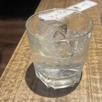 焼肉にくがとう - 泡盛の春雨カーリー 沖縄をロックで。度数30度(笑)