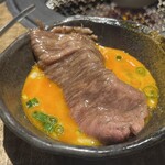焼肉にくがとう - たっぷり浸して・・