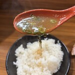 輝道家 - アブライス食べておかわり、さあラーメンライス