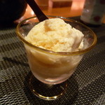 おく村 - 自家製みそとクリームチーズのアイス