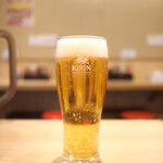肉そば けいすけ - 生ビール
