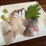 鳥ふじ - 刺身盛り合わせ