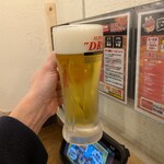 七輪焼肉 安安 池田駅前店 - 注文★スーパードライ生中