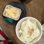 七輪焼肉 安安 - 注文★じゃがバター〜塩キャベツ