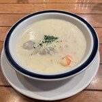 つばめキッチン - 海老と帆立のクリームスープ