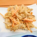 西銀座 - 栃木ではあまり見かけないごぼうのかき揚げ