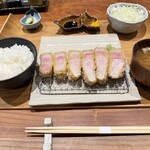 とんかつ 土本 - 熟成　与一豚のリブロース御膳