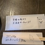 1ポンドのステーキハンバーグ タケル - 