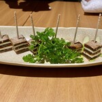 おだしと日本酒の店 かなえ - ◎柿とバターの相性の良さに驚き