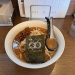 大輪 - 担々麺（味噌）1,150円　水が美味しくなかったな〜