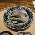 温石 - エボ鯛のお造り