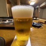 先斗町焼肉 きらく - 生ビール　一番搾り
