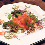 オヘソ - ニジマスのカルパッチョ
      