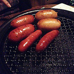 オヘソ - 燻製ソーセージ盛り合わせ