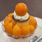 カフェ リゼッタ - 2025.12.12 (金)    プリン・ア・ラ・モード（金柑）　1300円（税込）