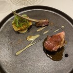 レストラン ラ・フロレゾン・ドゥ・タケウチ - 仔羊