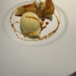 ラトリエ プリュ - アップルグラフィティ　バニラアイス添え　¥715