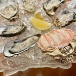 新宿 牡蠣スター - 香箱蟹と生牡蠣