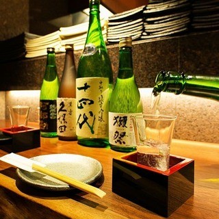 We have a wide selection of sake and wine.