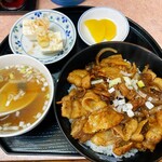 味の舘 - 豚丼500円