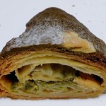 クロワッサンサファリ - 抹茶ショコラ断面