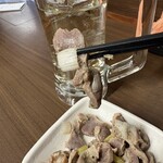 立呑みよもだ - ネギだく砂肝
