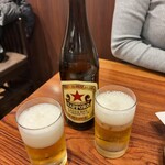 鍛冶屋文蔵 - 瓶ビール(640円)